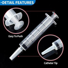 img 2 attached to BSTEAN 20Ml Non-Needle Syringe (Pack Of 5) For Industrial, Scientific, And Pet Feeding Needs