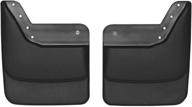 🐾 husky liners mud guards - black (57291) for chevy blazer & s10 - rear mud guards (1995-2003, 2 pcs) logo