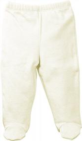 img 4 attached to Dordor & Gorgor Organic Cotton Footed Baby Pajamas - Dye-Free & Cozy