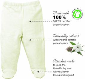 img 2 attached to Dordor & Gorgor Organic Cotton Footed Baby Pajamas - Dye-Free & Cozy