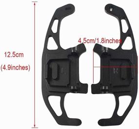 img 1 attached to 🚗 Enhance Your Driving Experience with Joygowe Car Steering Wheel Shift Paddle: Golf7 MK7 Polo R-line Passat Jetta Lamando Scirocco Extension Paddle