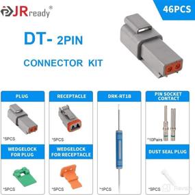 img 3 attached to JRready ST6328, 2 разъема, водонепроницаемый электрический