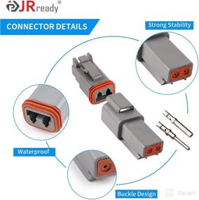 img 1 attached to JRready ST6328, 2 разъема, водонепроницаемый электрический