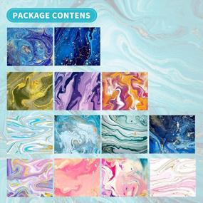 img 2 attached to Colorful Marble Infusible Transfer Ink Sheets For Versatile Heat Transfers – Perfect For T-Shirts, Mugs, Tote Bags, Cup Coasters & More (12 Pack, 12X10 Inch)