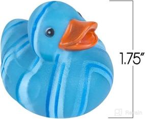 img 2 attached to 🦆 ArtCreativity Multicolored Pattern Rubber Duckies for Kids - Pack of 12 Cute Duck Bath Tub Pool Toys: Fun Carnival Supplies, Birthday Party Favors for Boys and Girls