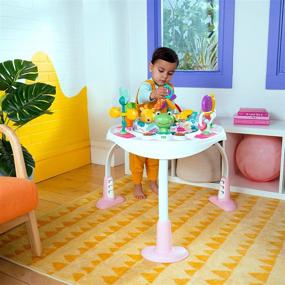 img 2 attached to Bright Starts Bounce Bounce Baby 2-In-1 Activity Jumper & Table - Playful Palms