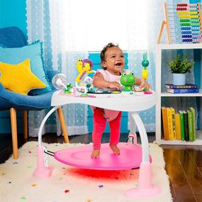 img 3 attached to Bright Starts Bounce Bounce Baby 2-In-1 Activity Jumper & Table - Playful Palms