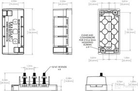 img 1 attached to 💡 Enhanced MRBF Surface and Terminal Mount Fuse Blocks by Blue Sea Systems