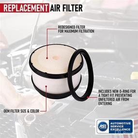 img 1 attached to Replacement Air Filter Compatible Chevrolet