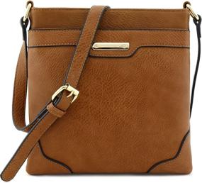 img 4 attached to 👜 Stylish Women's Medium Crossbody Plate Handbags & Wallets: Shop the Best Crossbody Bags for Women's Fashion