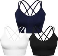 👗 wanayou longline strappy sports wirefree women's clothing & lingerie: comfortable and cozy sleep & lounge collection logo