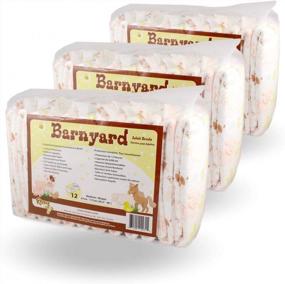 img 3 attached to Маленькие подгузники для взрослых Rearz Barnyard - упаковка из 36 штук - идеально подходят для удобного и эффективного ухода при недержании мочи