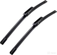 🚗 original equipment windshield wiper blades set - bayonet arms 18"/19" (set of 2) for mini cooper r55 r56 r57 2013-2015 - not compatible with j-hook logo