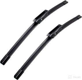 img 4 attached to 🚗 Original Equipment Windshield Wiper Blades Set - Bayonet Arms 18"/19" (Set of 2) for Mini Cooper R55 R56 R57 2013-2015 - Not Compatible with J-Hook