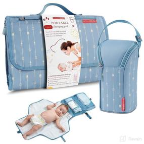 img 4 attached to Portable Diaper Changing Waterproof Built Diapering