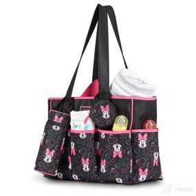 img 3 attached to 🎒 Cudlie! Disney Diaper Tote Bag - Stylish & Practical Baby Bag for Moms, Large Size with Cute Disney Patterns