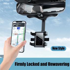 img 2 attached to Smartphones Car Electronics & Accessories: Retractable 360° Rotatable Multifunctional Adjustable