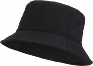 stay stylish and protected with umeepar packable bucket hats for men and women - available in versatile plain colors logo