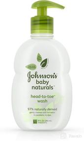 img 4 attached to 👶 Johnson's Baby Natural Head-to-Toe Wash - 9 oz: Gently Cleanse Your Baby's Delicate Skin