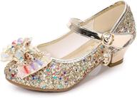 kinkie wedding glitter sequins ballerina girls' shoes ~ flats логотип