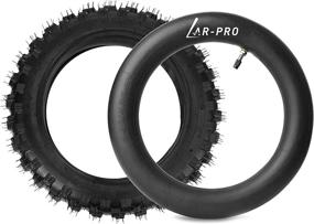 img 4 attached to 🏞️ High-Quality 2.5-10" Off-Road Tire and Inner Tube Set - Perfect Fit for Honda CRF50/XR50, Suzuki DRZ70/JR50, and Yamaha PW50 Dirt Bikes