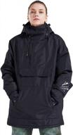 snbocon womens mens ski snowsuits: waterproof warm snowboard outwear pullover winter hoodie jacket coat logo
