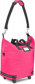 img 4 attached to Biaggi Zipsak Microfold Spinner Fashion Tote — 20-дюймовый багаж с оптимальным SEO