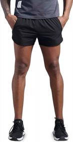 img 4 attached to Safort 3"/5"/7"/8"/10"/12" Athletic Shorts For Men With 2/4 Pockets, Sport Shorts For Running, Workout, Training