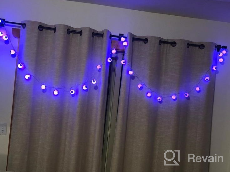 img 1 attached to Magical Fairy Lights For Christmas Decor: Waterproof Starburst Wire Lights With 200 Dimmable LEDs And Remote Control - Perfect For Indoor/Outdoor Decoration! review by Badazz Webb