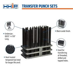 img 1 attached to 🔧 Efficiently Punch Holes with HHIP 8600 0041 Piece Transfer Punch
