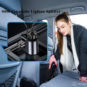 img 3 attached to 🚗 Multi-functional Car Cigarette Splitter & Charger: 4 in 1 with Type C & Dual USB Ports - Compatible with iPhone, iPad, Samsung, LG, GPS - LED Voltage Display - 127W, 12V/24V Auto Outlet