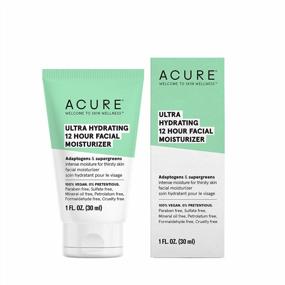 img 4 attached to Revitalize Your Skin With Acure'S 12 Hour Ultra Hydrating Moisturizer - 100% Vegan And Infused With Adaptogens & Supergreens