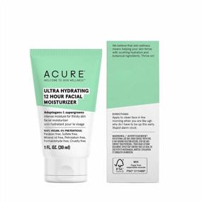 img 2 attached to Revitalize Your Skin With Acure'S 12 Hour Ultra Hydrating Moisturizer - 100% Vegan And Infused With Adaptogens & Supergreens