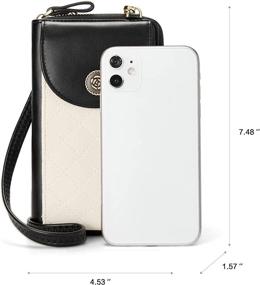 img 2 attached to BROMEN Crossbody Leather Cellphone Shoulder Women's Handbags & Wallets ~ Crossbody Bags