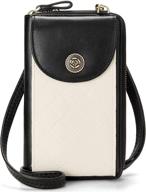 bromen crossbody leather cellphone shoulder women's handbags & wallets ~ crossbody bags logo