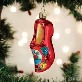 img 3 attached to 🎄 New Old World Christmas Wooden Clog Glass Ornament with Free Box - #32435