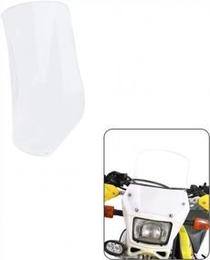 img 4 attached to Xitomer Motorcycle Windscreen DRZ400S 2000-2023 DRZ400SM 02-23/ DR650 2002-2015 2016 2017 2018 2019 2020 2021 2022 2023 / CRF250L 2013 - 2023/ XR650L / WR450F Motorcycle Windshield