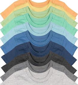 img 3 attached to HonestBaby Organic T Shirt Multi Packs 10 Pack Apparel & Accessories Baby Girls good for Clothing