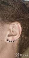 картинка 1 прикреплена к отзыву 🌟 7 Star Ear Cuffs Climber Earrings - Hypoallergenic 925 Sterling Silver Ear Jewelry with Cubic Zirconia for Women, Birthday Gift от Boondo Viswanathan
