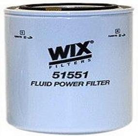 img 1 attached to WIX Filters 51551: Highly Durable Spin-On Hydraulic Filter [1-Pack] - Effective Filtration System