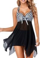 holipick swimdress swimsuits underwire skirtini women's clothing - swimsuits & cover ups logo