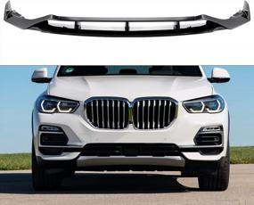 img 4 attached to 4Pcs Glossy Black ABS Front Bumper Lip For BMW X5 G05 M Package 2019-2022 - MotorFansClub