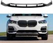 4pcs glossy black abs front bumper lip for bmw x5 g05 m package 2019-2022 - motorfansclub logo