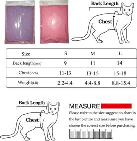 img 3 attached to 🐱 Breathable Cat Recovery Suit: Ideal for Abdominal Wounds, Skin Diseases, & Surgery Healing - E-Collar Alternative for Post-Surgery Cats, Prevents Licking