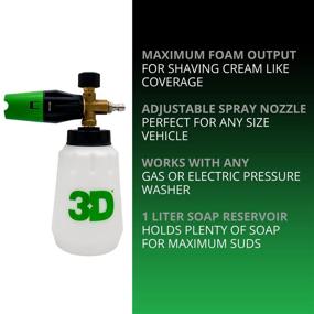 img 1 attached to 🚗 Revolutionize Your Car Wash Experience with the 3D Ultra Blast Foamer - Effective Pressure Washer Foamer with Multiple Spray and Pressure Ranges - Compatible with All Soaps - Heavy Duty Performance