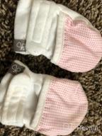 img 1 attached to Goumimitts, Scratch Free Baby Mittens, Organic Soft Stay On Unisex Mittens review by Jerry Peebler