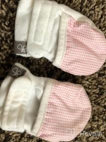 img 6 attached to Goumimitts, Scratch Free Baby Mittens, Organic Soft Stay On Unisex Mittens