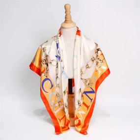 img 2 attached to Fashion Pattern Feeling Wrapping Designer Women's Accessories at Scarves & Wraps