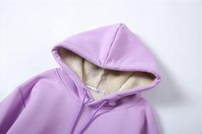 img 2 attached to Winter-Ready: Women'S Sherpa Fleece Lined Hooded Sweatshirts For Active Style