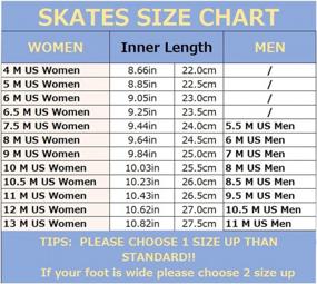 img 1 attached to Men Women Youth Quad Roller Skates For Indoor Outdoor Speed Skating - MSMAX